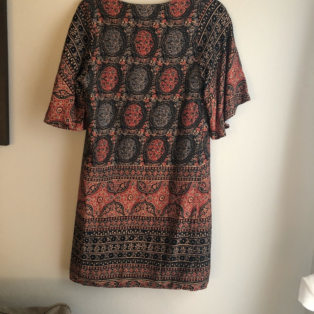 Tribal Printed Shift Dress - Picture 4 of 4